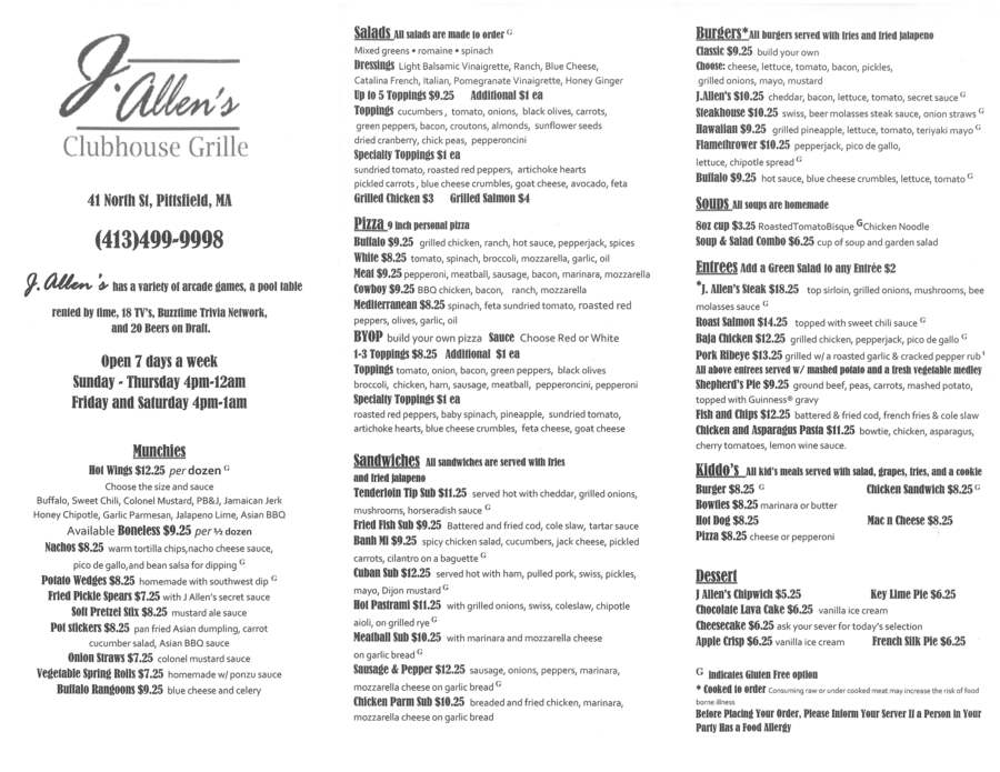 J. Allen's Clubhouse Grille