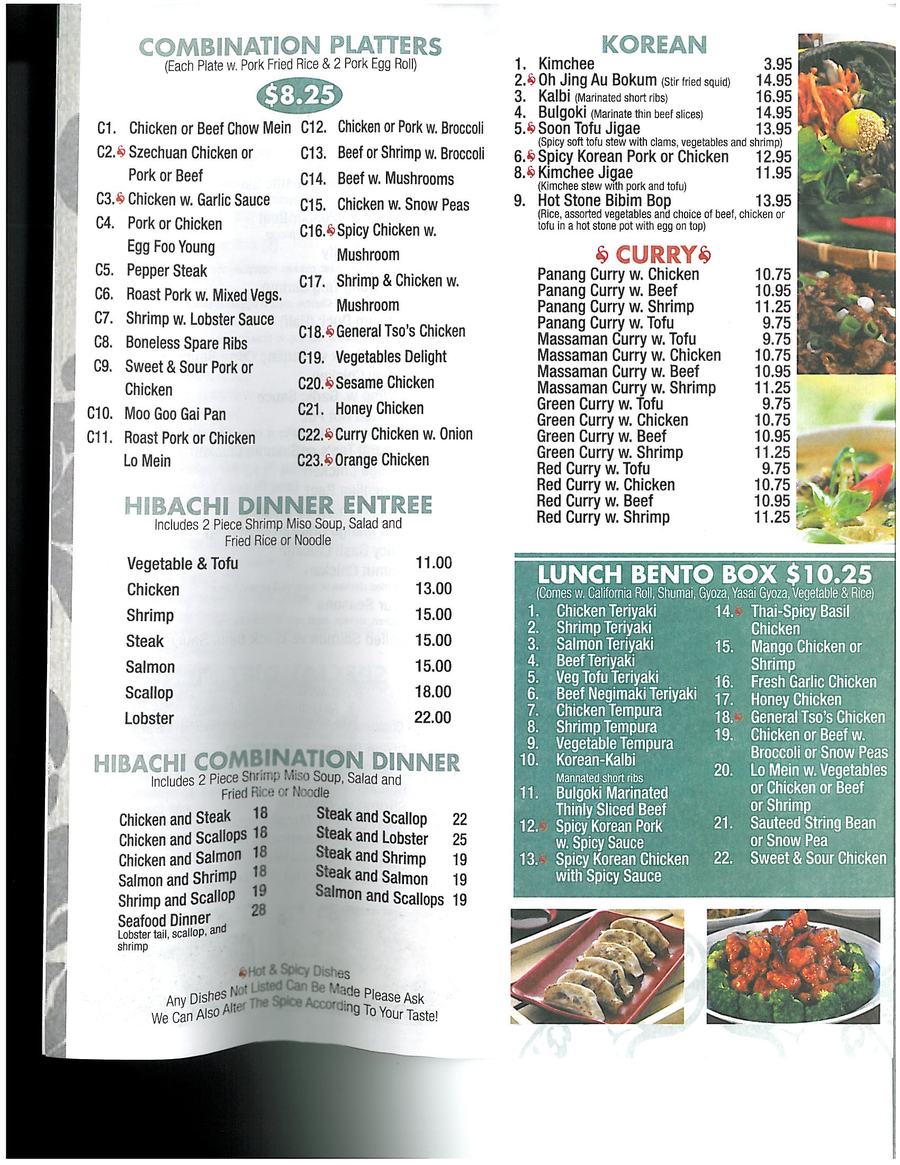 Pan Asia Buffet Menu Latest Buffet Ideas