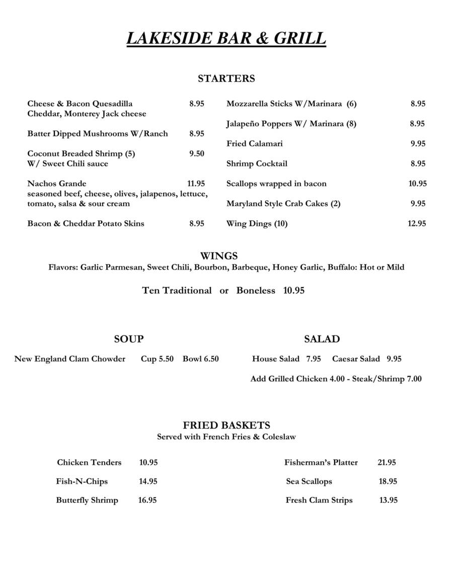 Lakeside Bar & Grill